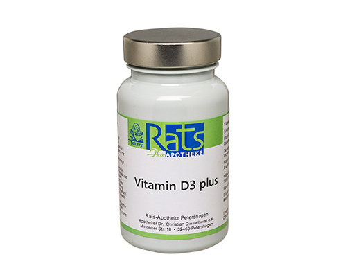 Nahrungsergaenzungsmittel Vitamin D3 plus mit Grünalgen für Apotheken